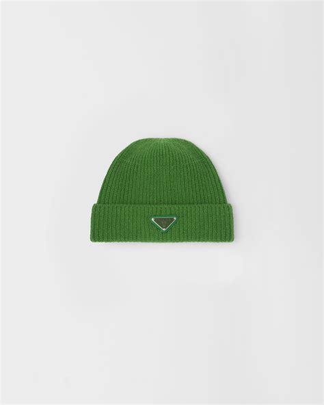 green Prada beanie